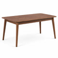 Table à manger rectangulaire en bois de noyer 150x90x75 cm